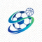 6686体育官方Logo - 蓝色盾牌与足球图案组合